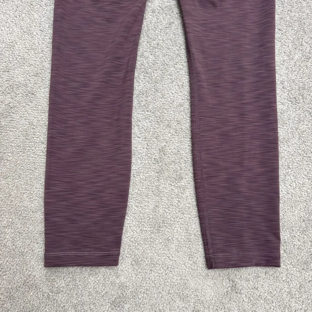 Lululemon Invigorate High Rise Compression Tight Leggings Womens 6 Purple W5QLS